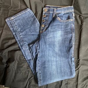 Rock & Republic Button fly straight leg jeans